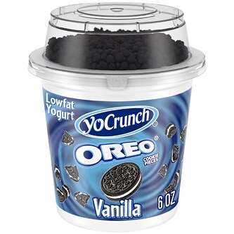 YoCrunch Lowfat Yogurt, Vanilla with Oreo Cookie Pieces