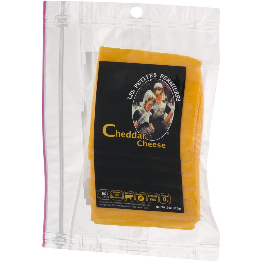 Les Petites Fermieres Sliced Mild Cheddar Cheese
