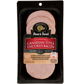 Boar's Head Canadian Style Uncured Bacon