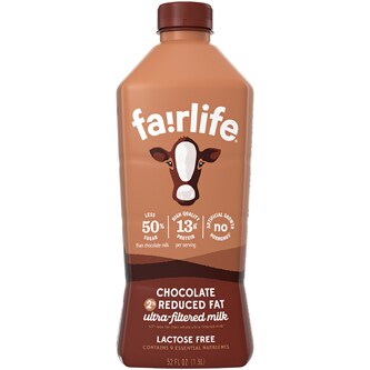 Fairlife 2% Reduced Fat and Lactose Free Ultra-Filtered Chocolate Milk, Plastic Bottle