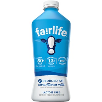 Fairlife 2% Reduced Fat and Lactose Free Ultra-Filtered Milk, Plastic Bottle