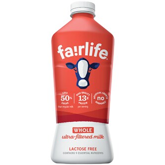 Fairlife Lactose Free Ultra-Filtered Whole Milk, Plastic Bottle
