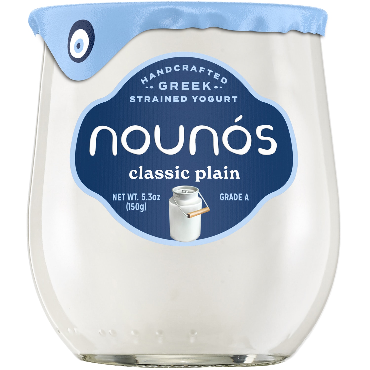 Nounos Creamery Greek Strained Yogurt, Classic Plain