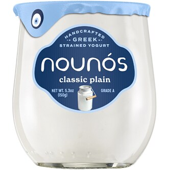 Nounos Creamery Greek Strained Yogurt, Classic Plain