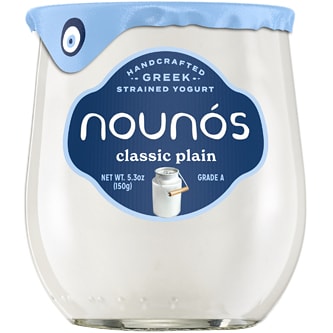 Nounos Creamery Greek Strained Yogurt, Classic Plain