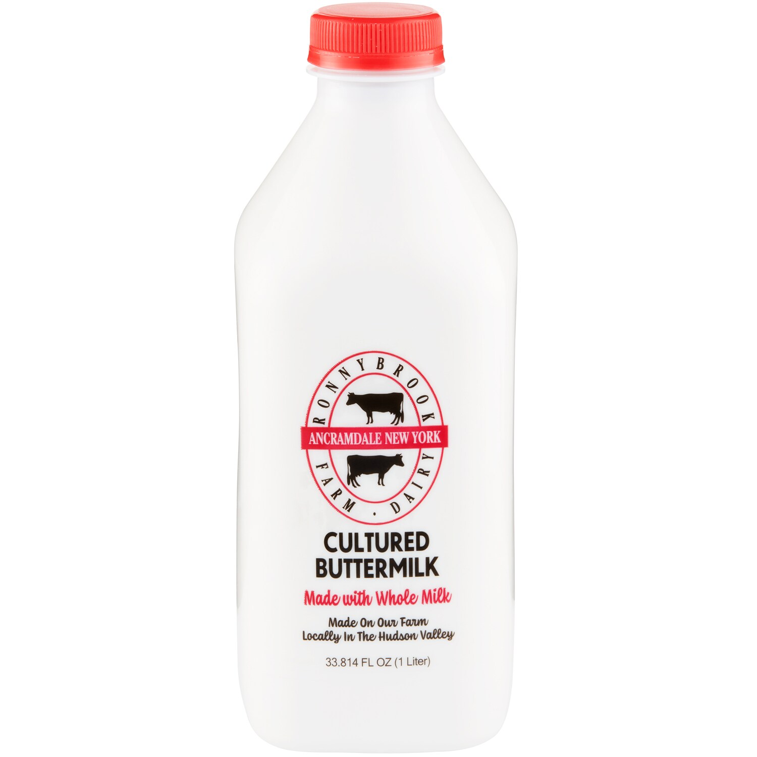 Ronnybrook Cultured Buttermilk, Plastic Bottle