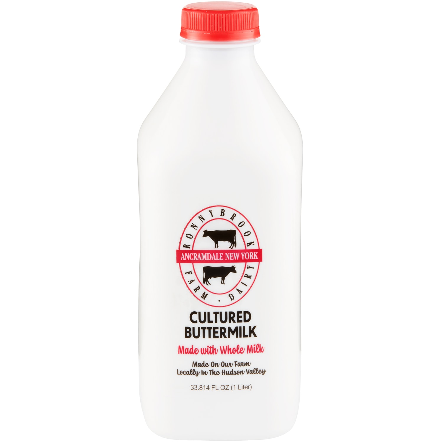 Ronnybrook Cultured Buttermilk, Plastic Bottle