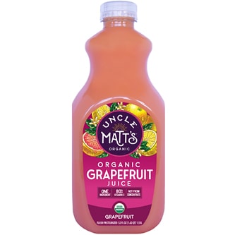 Uncle Matt's Organic Grapefruit Juice, Plastic Bottle