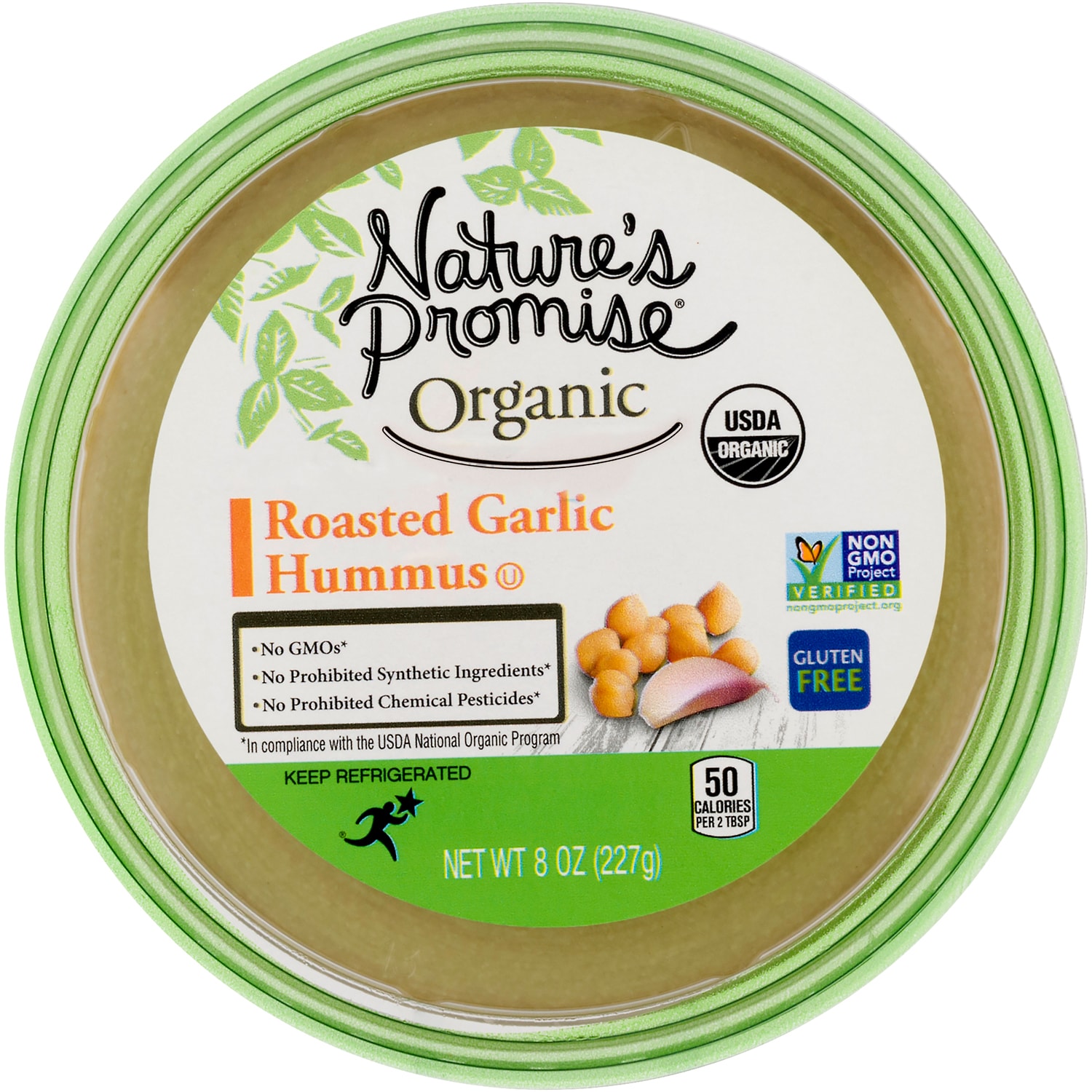 Nature's Promise Organic Hummus, Roasted Garlic