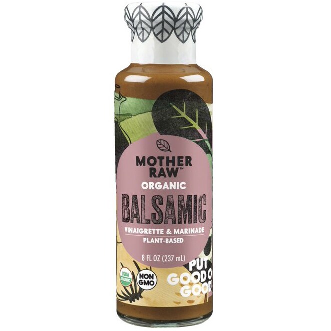 Mother Raw Organic Plant-Based Vinaigrette & Marinade, Balsamic