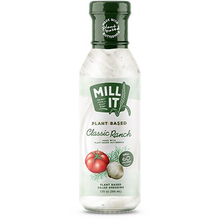 Mill It Plant-Based Salad Dressing, Classic Ranch