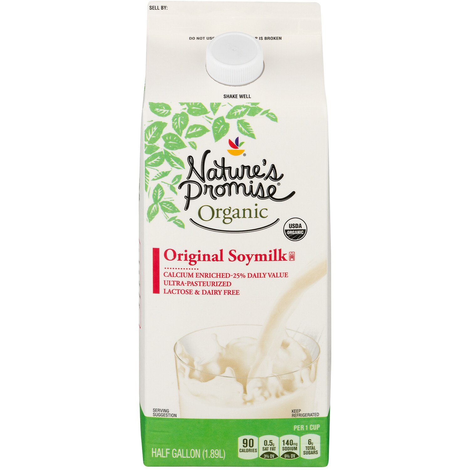 Nature's Promise Organic Soymilk, Original, Carton