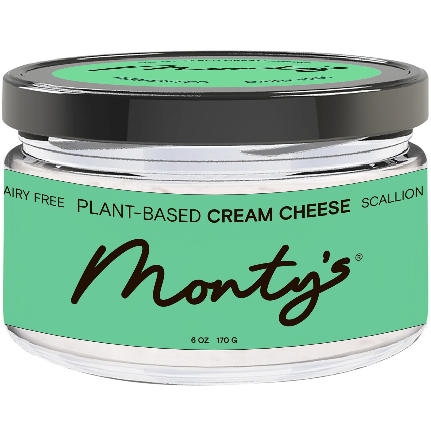 Monty's Plant-Based Cream Cheese, Scallion