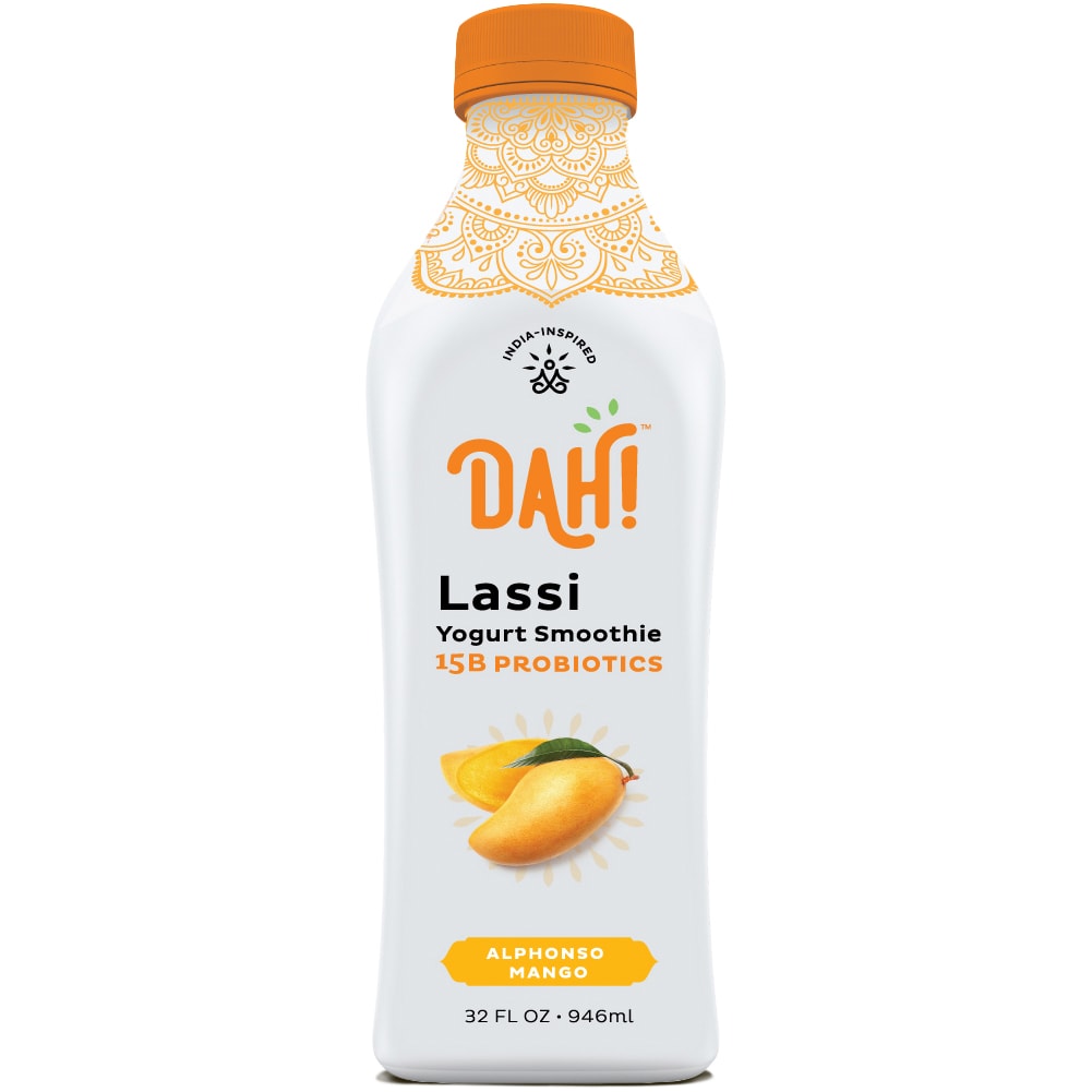 DAHlicious Traditional Lassi Yogurt Smoothie, Alphonso Mango