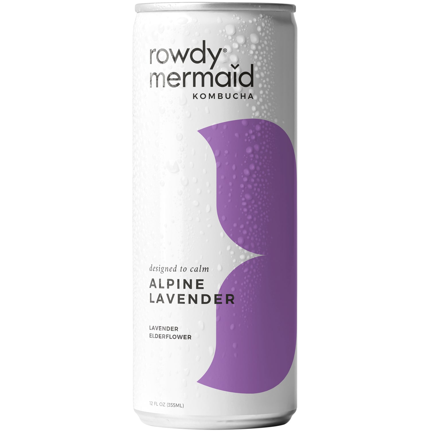 Rowdy Mermaid Organic Kombucha, Alpine Lavender, Can