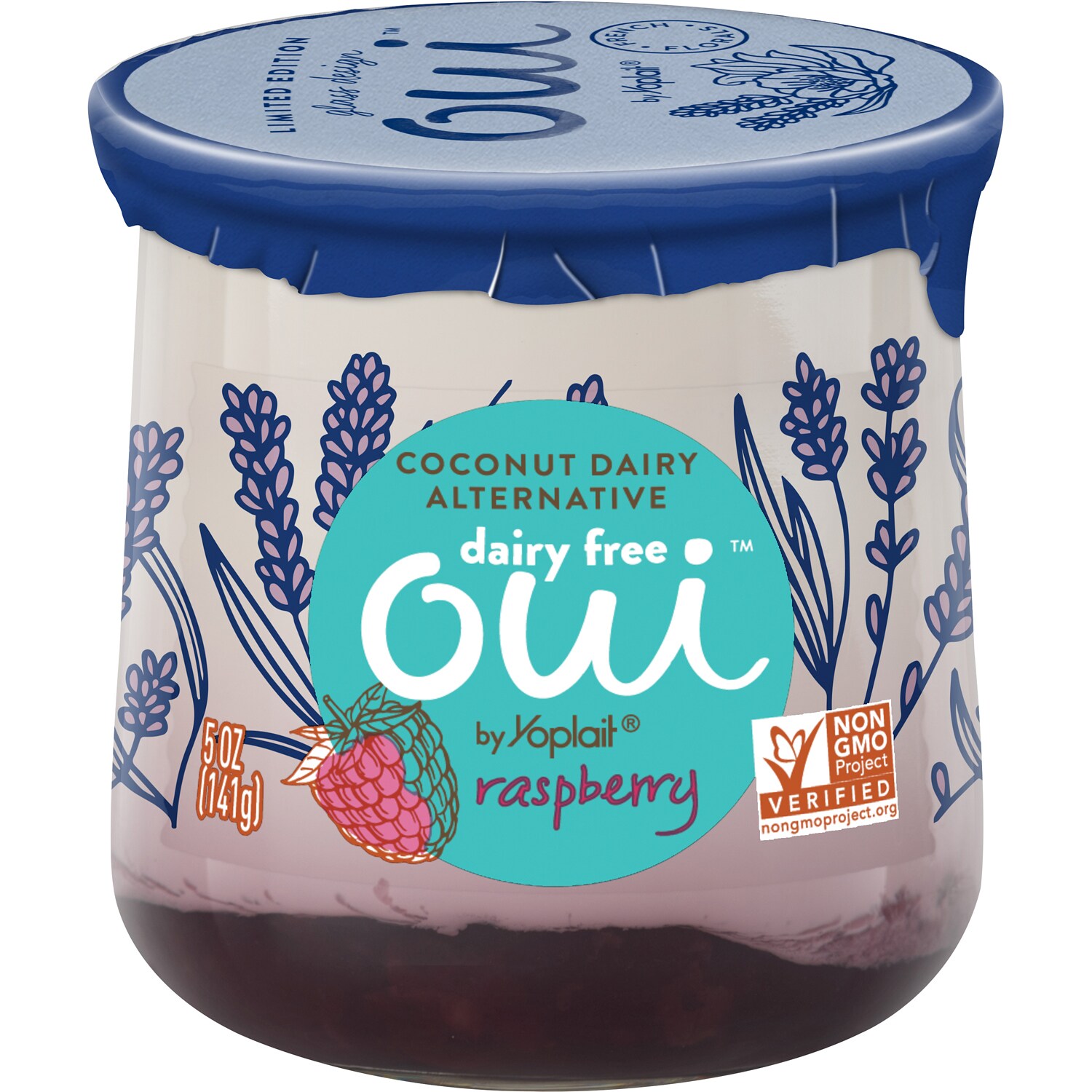Oui by Yoplait Dairy Free Coconut Yogurt Alternative, Raspberry