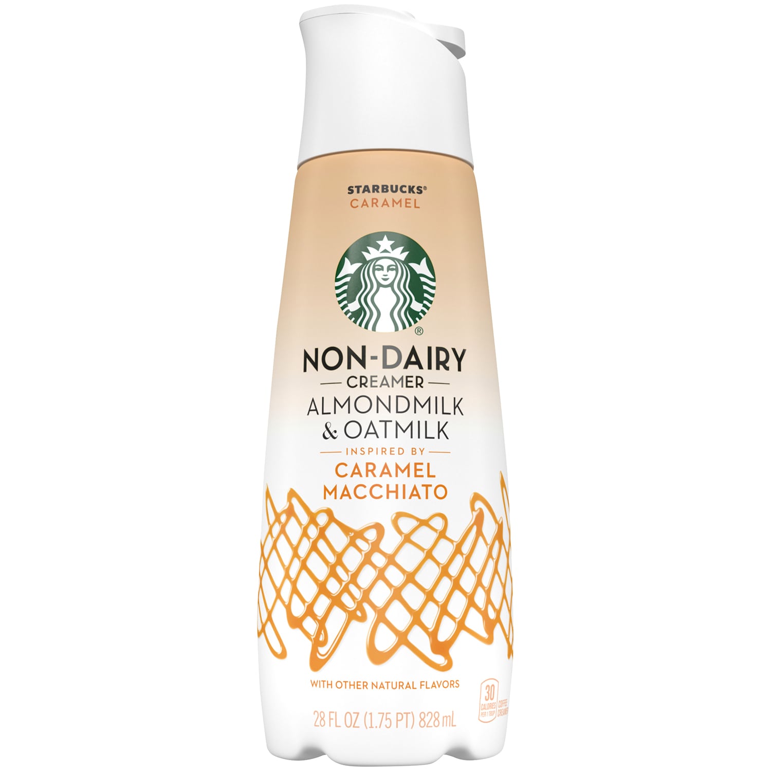 Starbucks Non-Dairy Almondmilk & Oatmilk Creamer, Caramel Macchiato