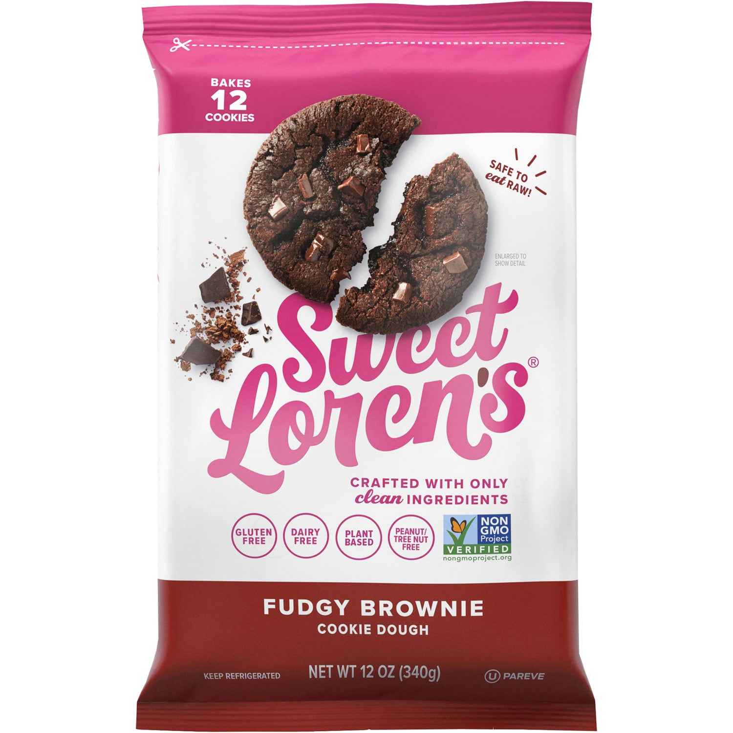 Sweet Loren's Place & Bake Cookie Dough, Fudgy Brownie
