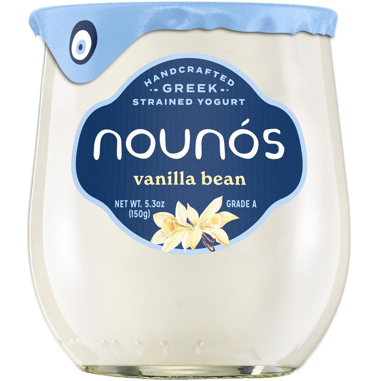 Nounos Creamery Greek Strained Yogurt, Vanilla Bean