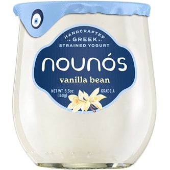Nounos Creamery Greek Strained Yogurt, Vanilla Bean