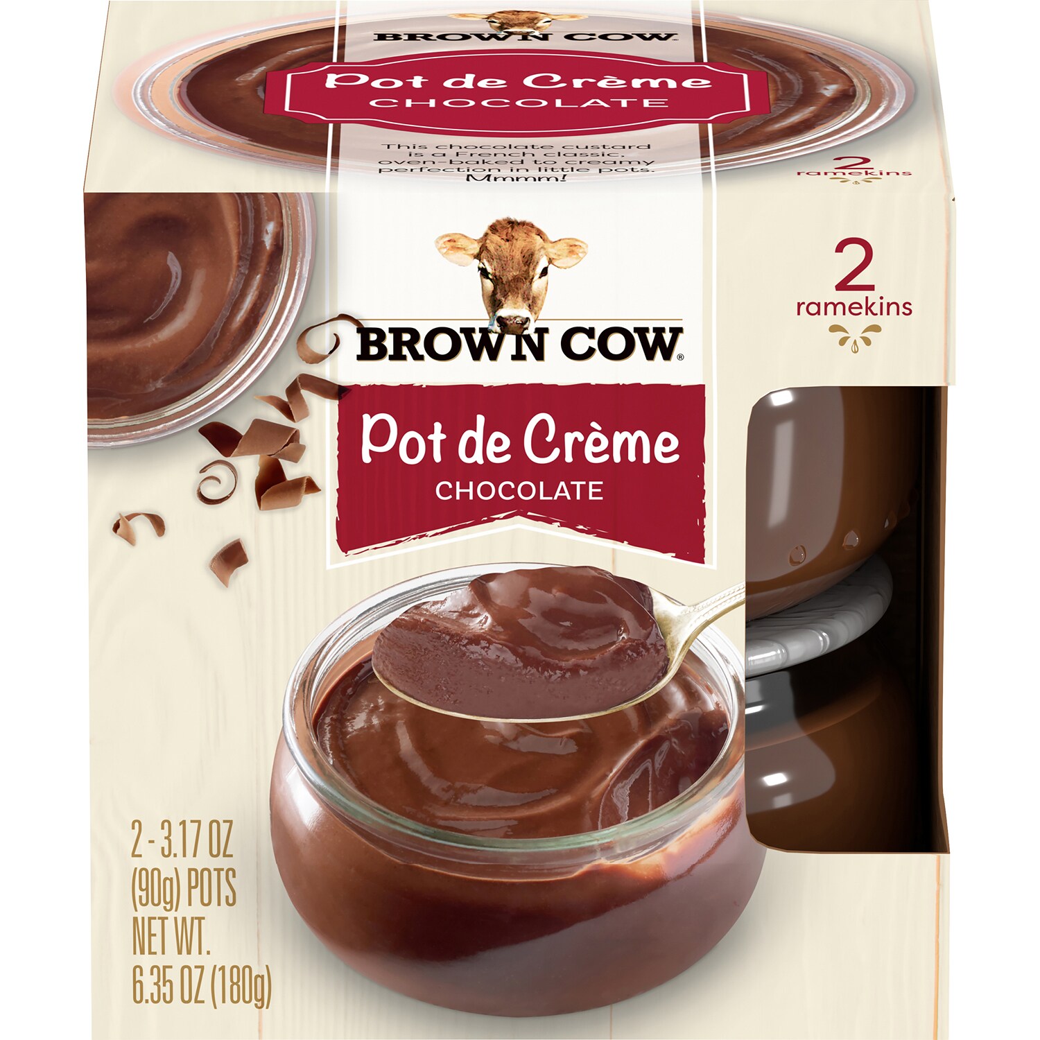 Brown Cow Pot de Crème, Chocolate