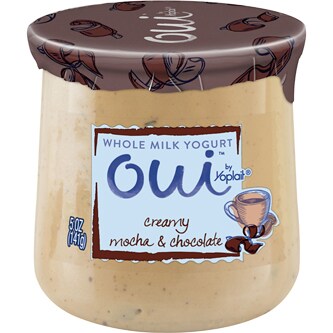 Oui by Yoplait Whole Milk Yogurt, Creamy Mocha & Chocolate