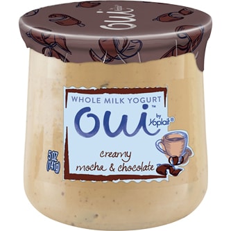 Oui by Yoplait Whole Milk Yogurt, Creamy Mocha & Chocolate