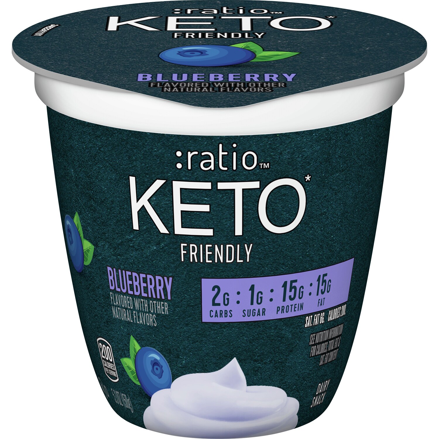 Ratio Keto Friendly Yogurt, Blueberry