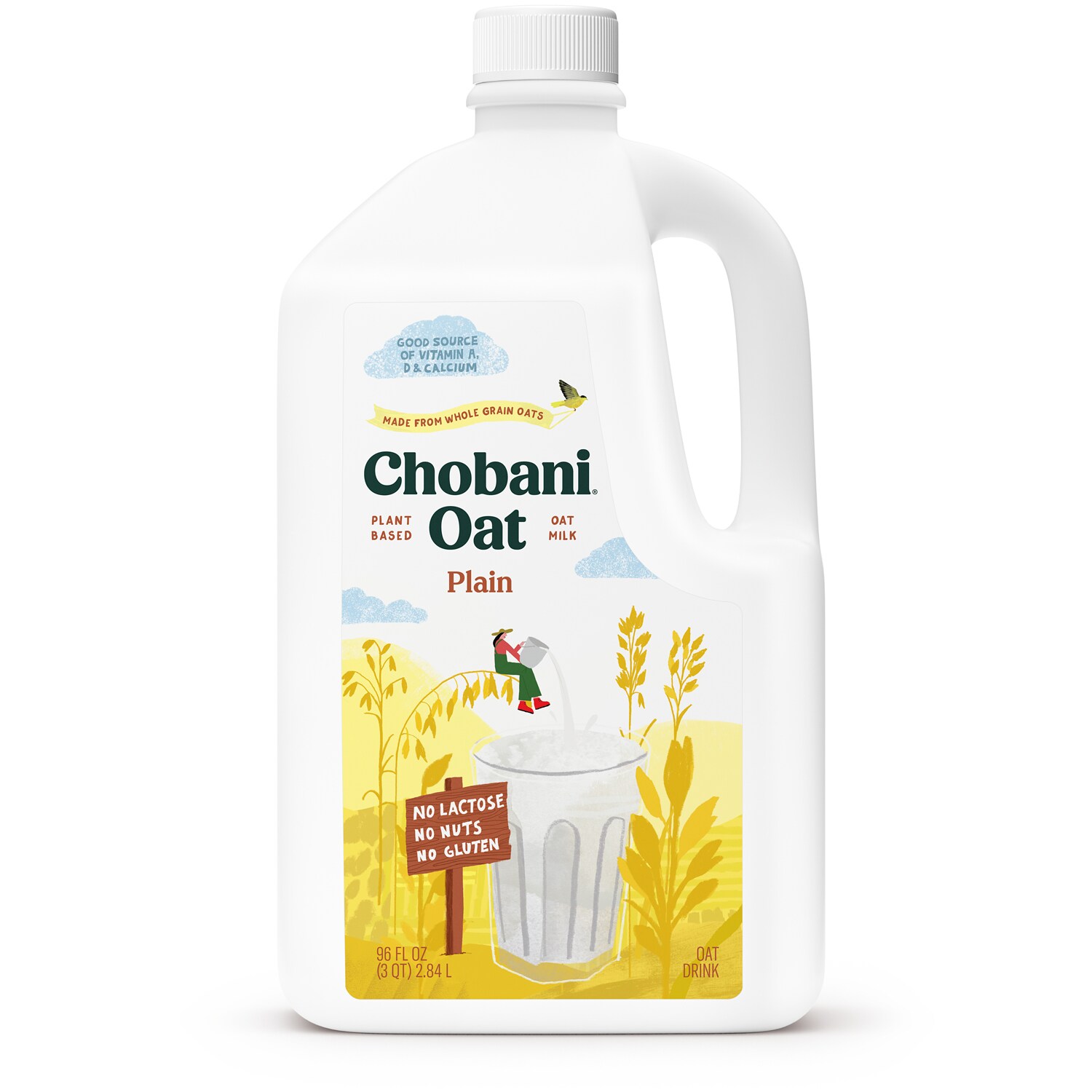 Chobani Oat Drink, Plain, Plastic Bottle