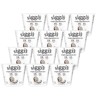 Siggi's Skyr Simple Ingredient Icelandic-Style Strained 2% Low-Fat Yogurt, Coconut