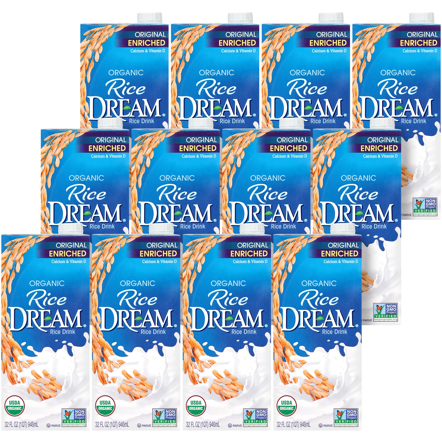 Rice Dream Original, Enriched, Cartons