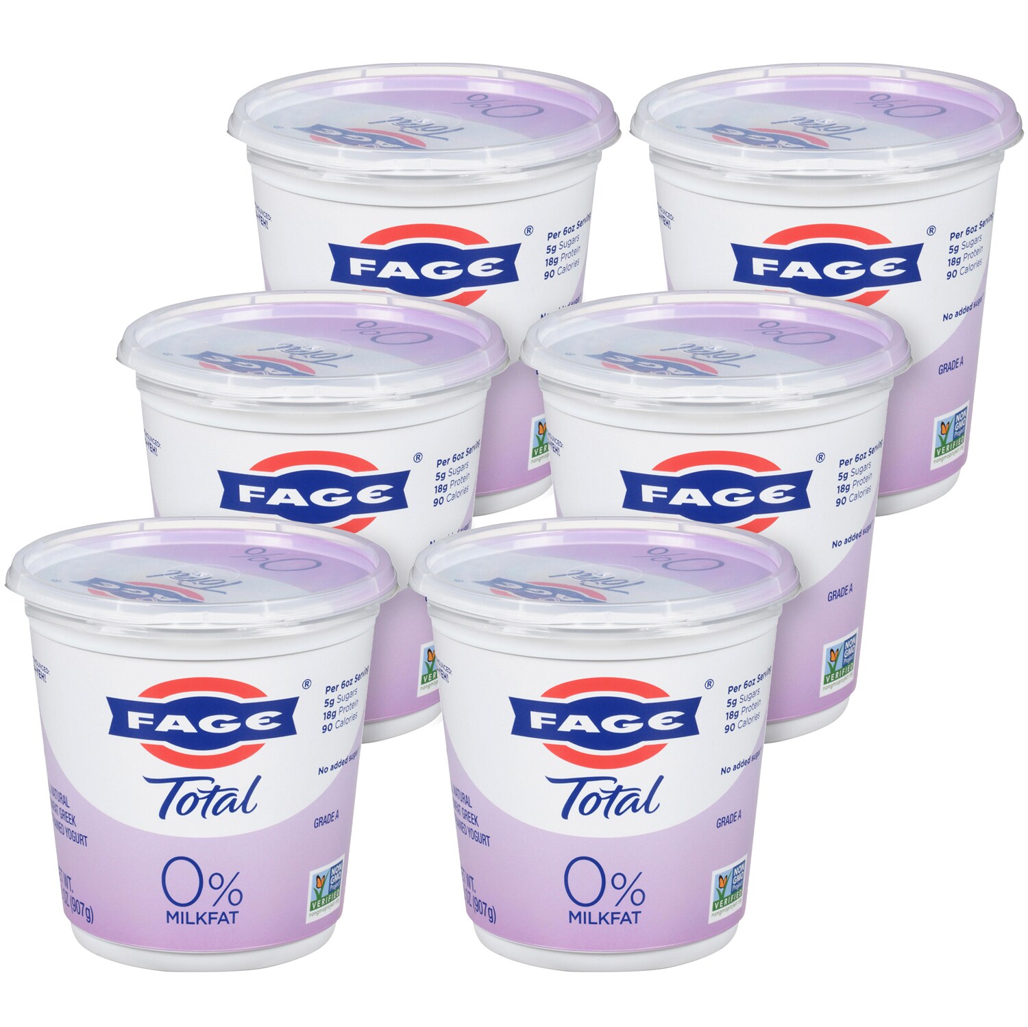 Fage TOTAL 0% Greek Yogurt, Plain