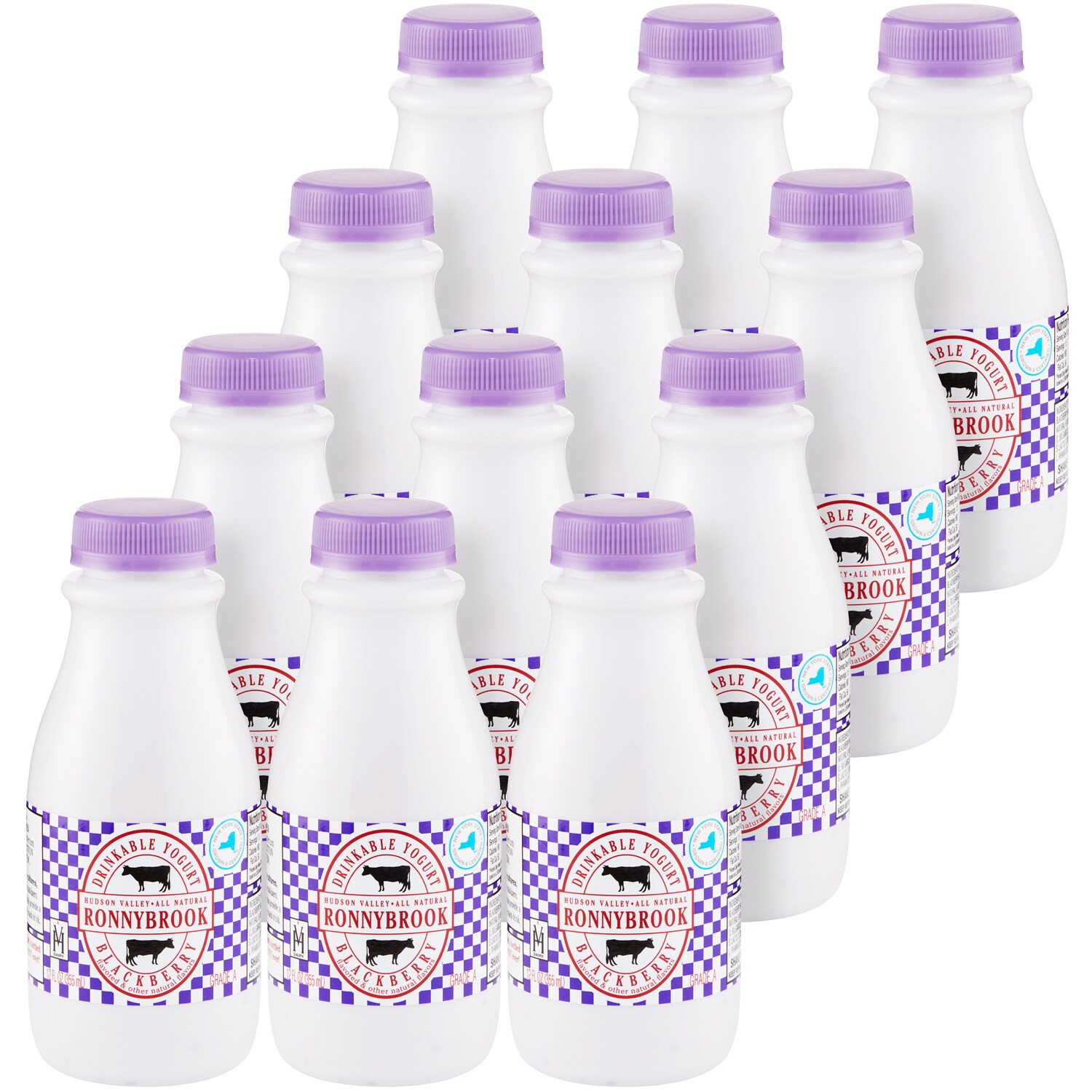 Ronnybrook Yogurt Drink, Blackberry