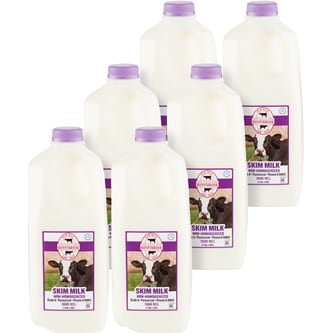 Ronnybrook All-Natural Skim Milk, Plastic Bottles