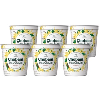 Chobani Zero Sugar Greek Yogurt, Vanilla