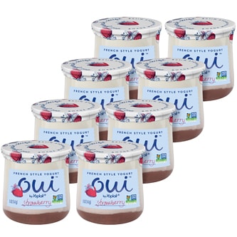 Oui by Yoplait French Style Yogurt, Strawberry