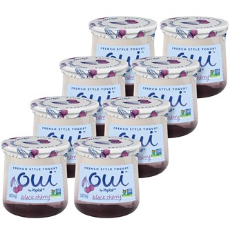 Oui by Yoplait French Style Yogurt, Black Cherry