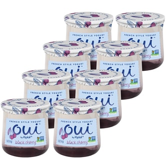 Oui by Yoplait French Style Yogurt, Black Cherry