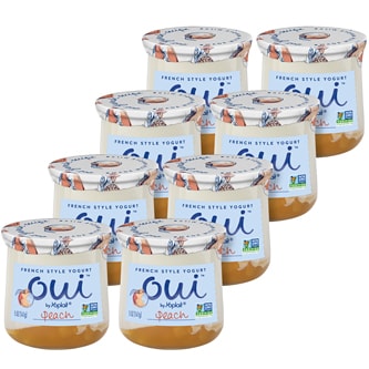 Oui by Yoplait French Style Yogurt, Peach