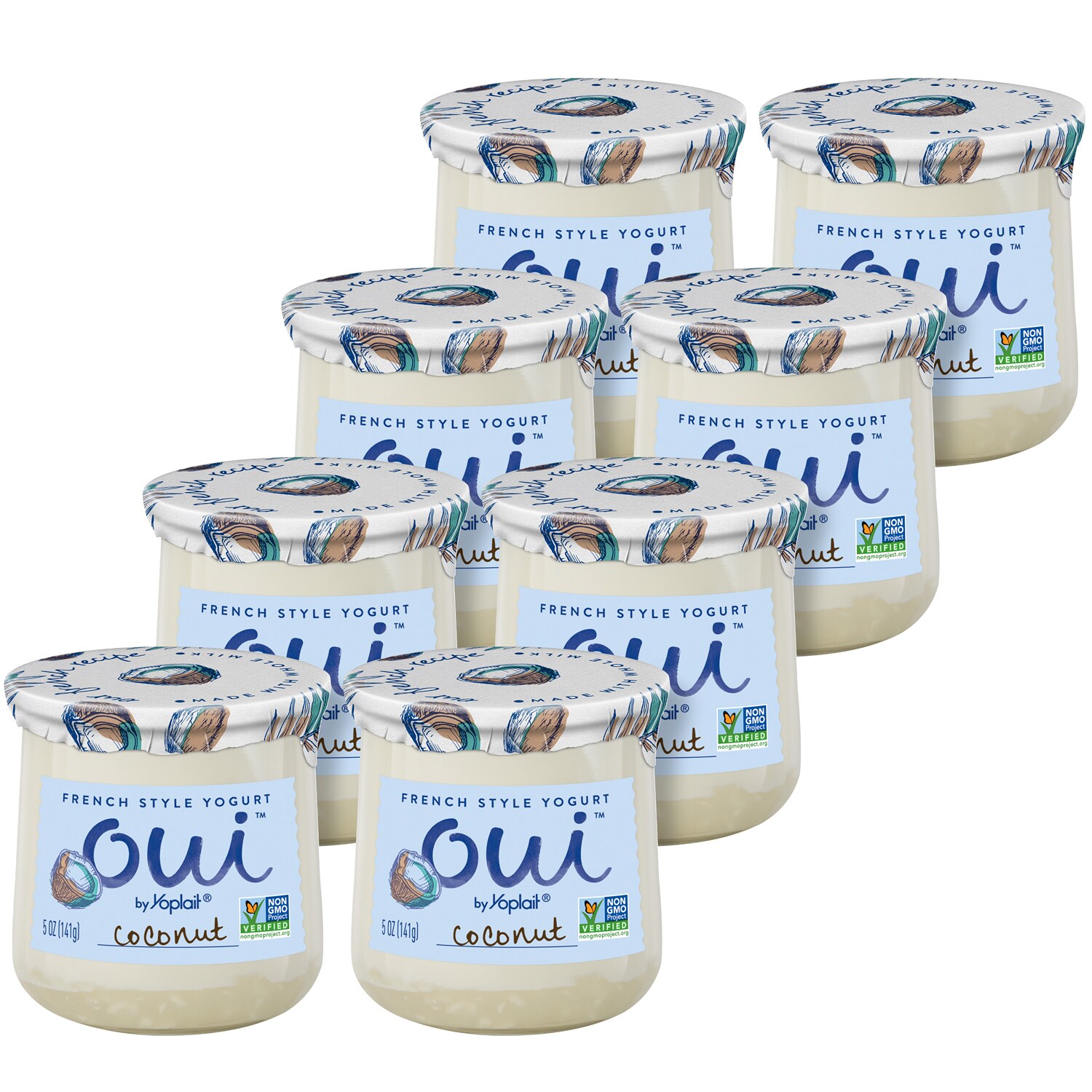 Oui by Yoplait French Style Yogurt, Coconut
