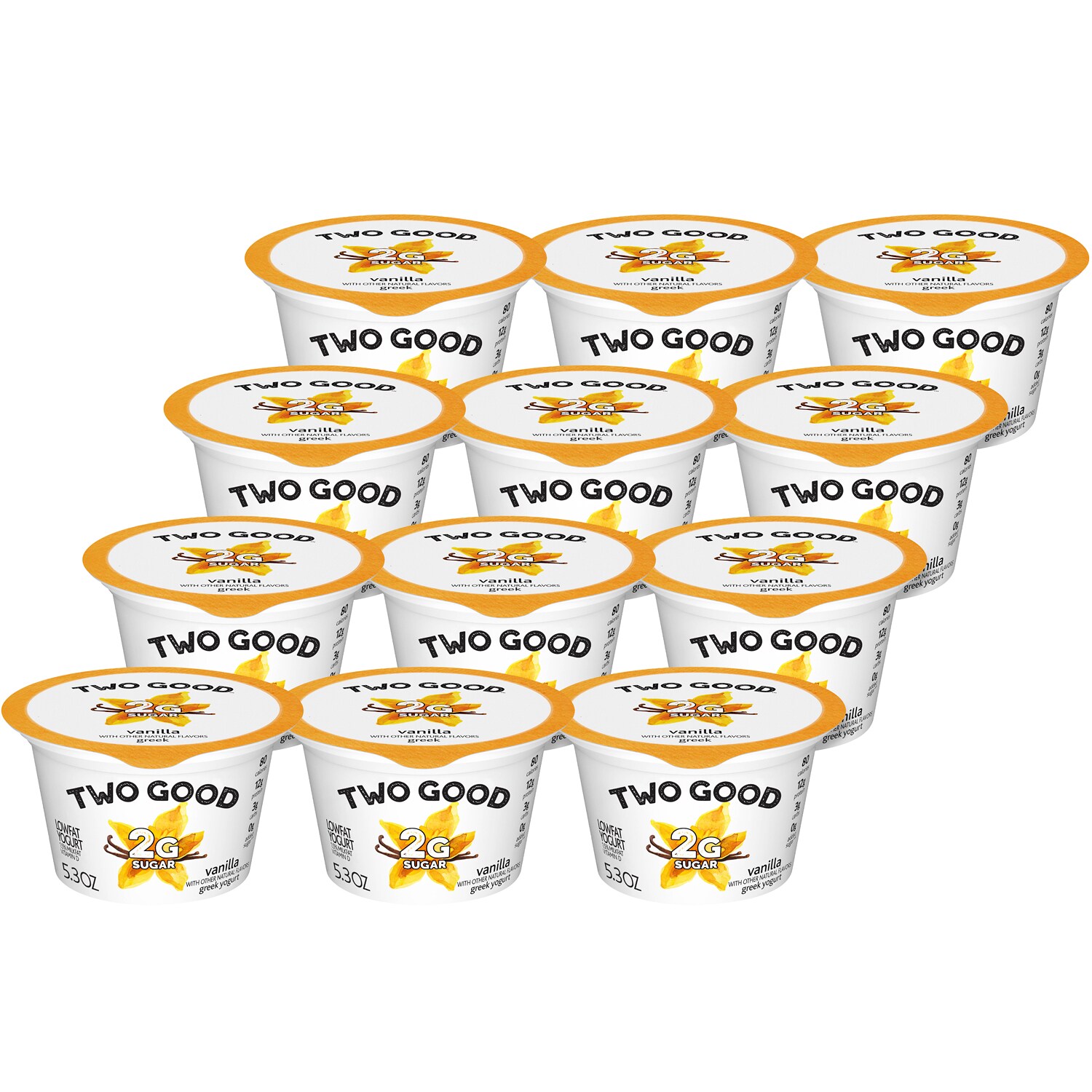 Two Good Lowfat Greek Yogurt, Vanilla