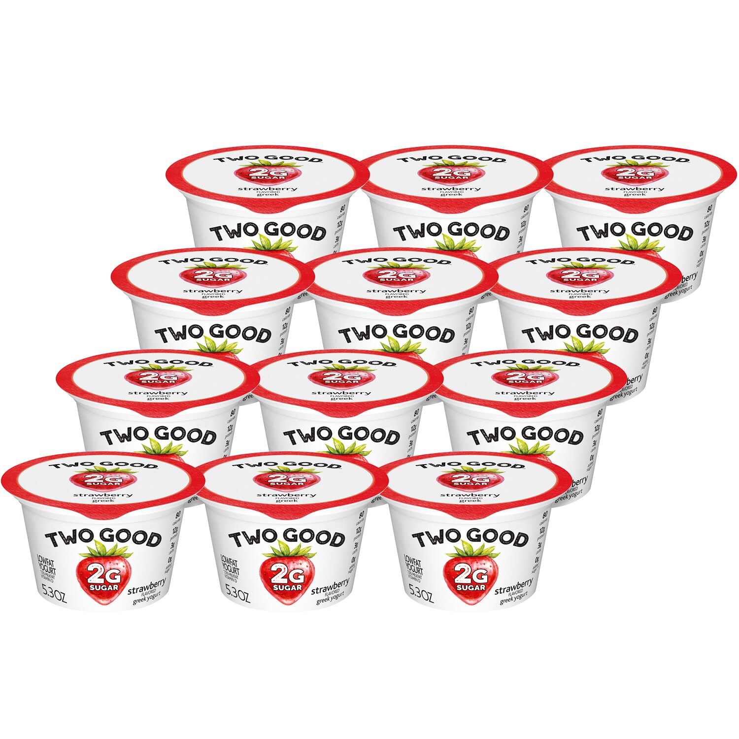 Two Good Lowfat Greek Yogurt, Strawberry