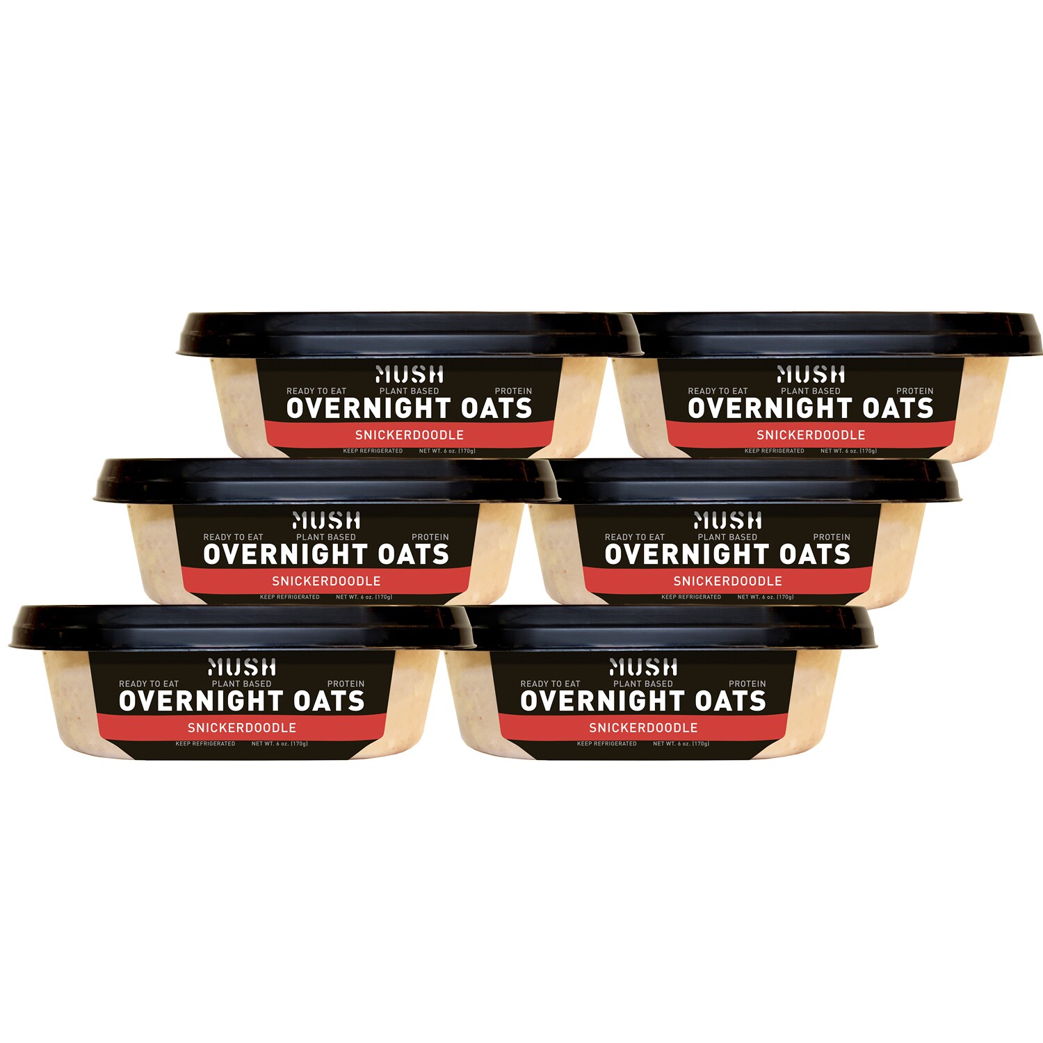 Mush Ready-to-Eat Oats, Snickerdoodle