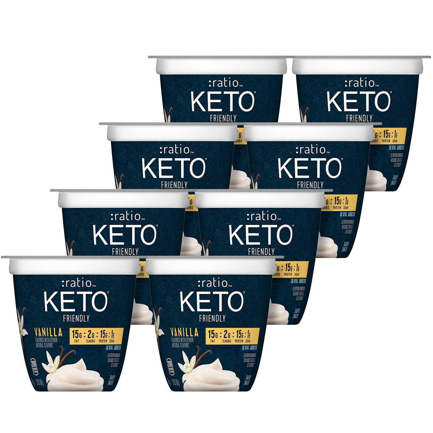 Ratio Keto Friendly Yogurt, Vanilla