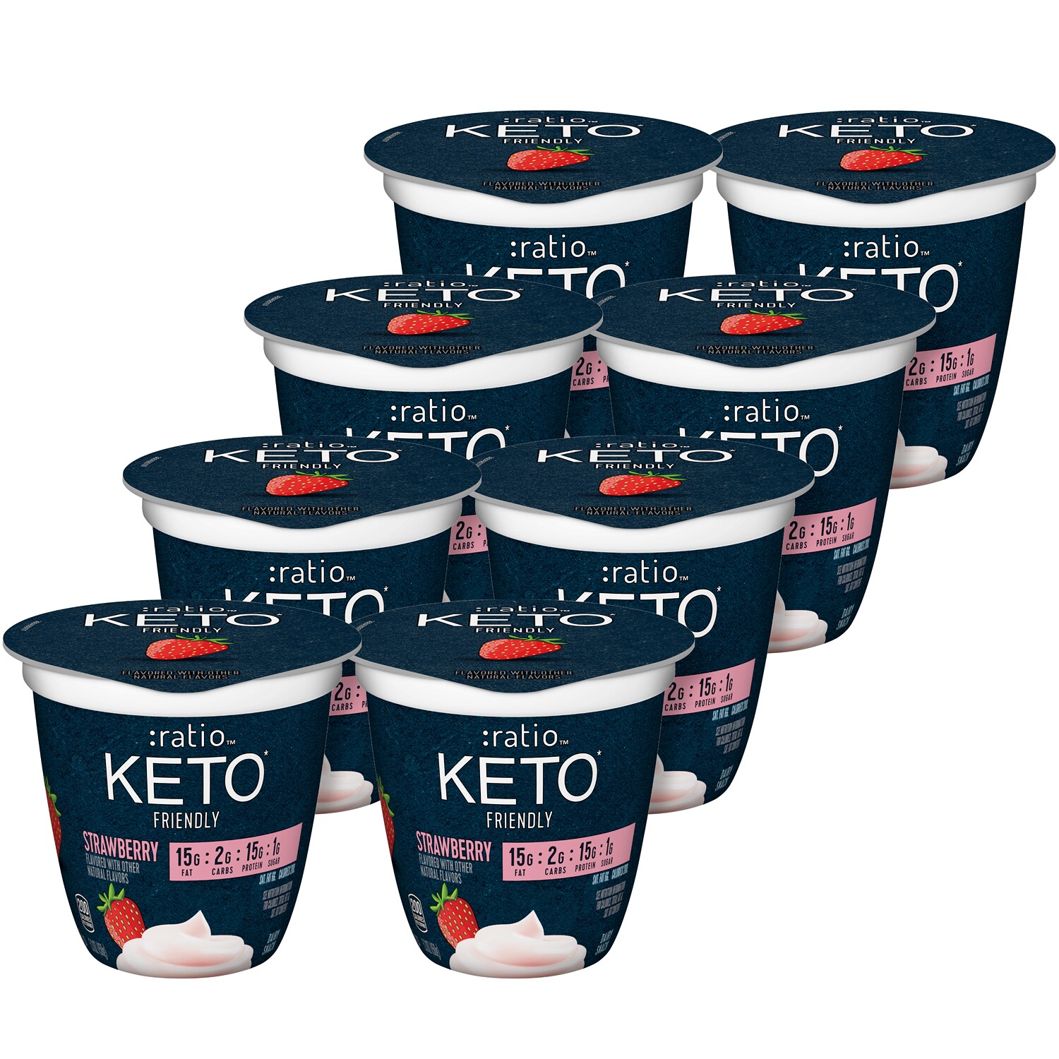 Ratio Keto Friendly Yogurt, Strawberry