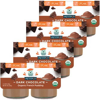 Petit Pot Organic French Pudding, Dark Chocolate