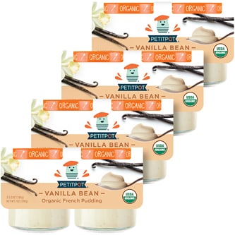 Petit Pot Organic French Pudding, Vanilla Bean