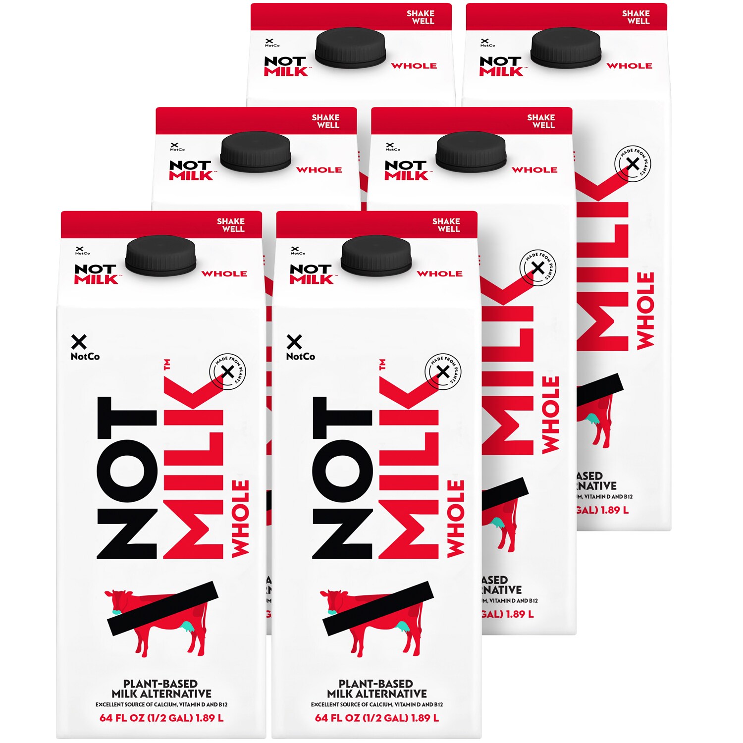 NotMilk Plant-Based Whole Milk Alternative, Cartons