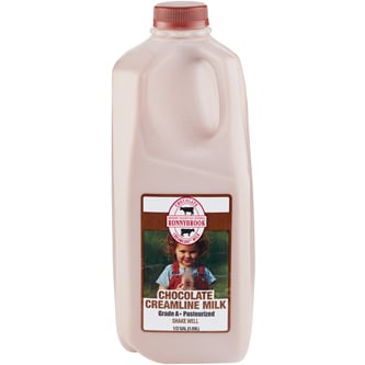 Ronnybrook All Natural Chocolate Milk, Plastic Bottle