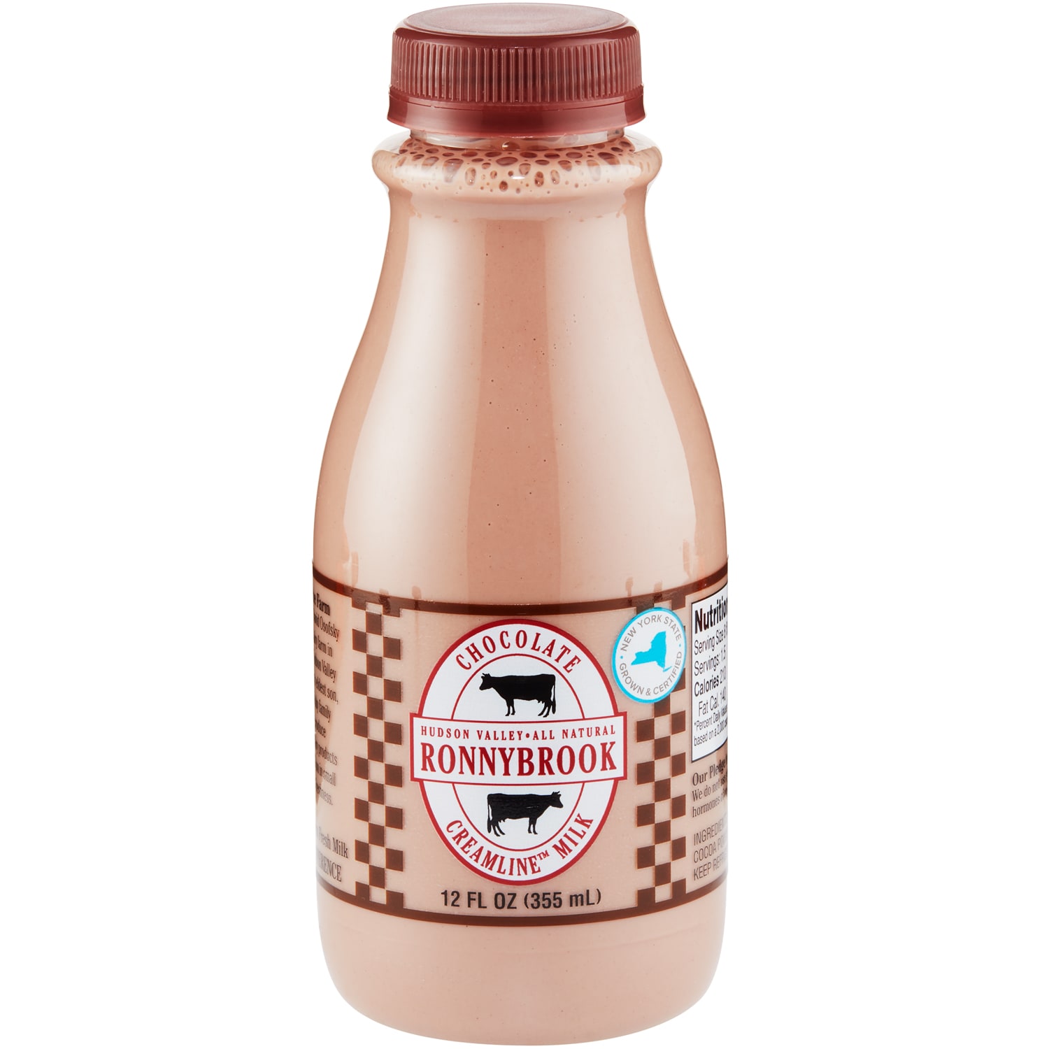 Ronnybrook All Natural Chocolate Milk, Plastic Bottle